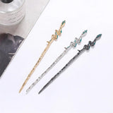 Alloy Snake Hair Sticks Chinese Style Pan Bun Hairpin Hair Jewelry