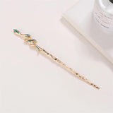 Alloy Snake Hair Sticks Chinese Style Pan Bun Hairpin Hair Jewelry