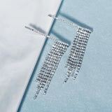 2PCS Rhinestone Snowflake Hair Clips Christmas Gift Crystal Hairpins