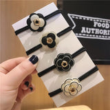Camellia Hair Ring for Woman Party Accessory