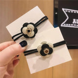Camellia Hair Ring for Woman Party Accessory
