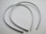 10 Mixed Plastic Headband Covered Satin Hair Band 9mm DIY Craft