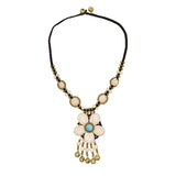 Tassel Forehead Head Chain for Women Tibetan Style Hair Jewelry