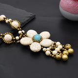 Tassel Forehead Head Chain for Women Tibetan Style Hair Jewelry