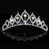 Rhinestone Hair Comb Crown Headdress for Girls