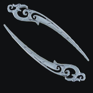 Vintage Chinese Women Hairpin Hair Sticks Wedding Jewelry Alloy