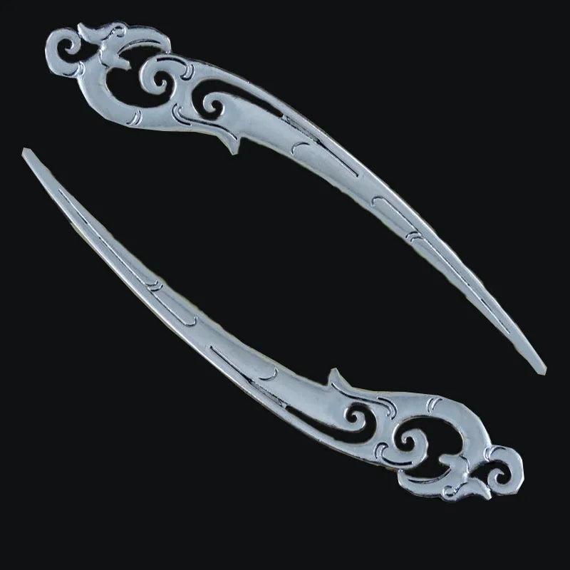 Vintage Chinese Women Hairpin Hair Sticks Wedding Jewelry Alloy