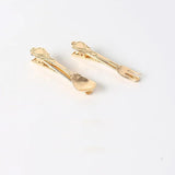 Hiphop Women Hairpins Punk Metal Spoon Fork Hair Clips Hair Jewelry