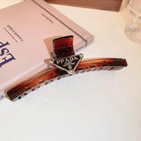 Metal Geometric Hairpin Back Disc Clip Shark Hair Jewelry