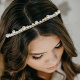 Rhinestone Crystal Flower Bridal Tiara Headband Wedding Hair Accessories