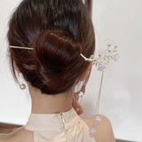 Vintage Flower Tassel Hair Sticks Hairpin for Women Jewelry