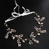 Rhinestone Pearls Leaves Flowers Hair Vine Wedding Hair Accessories