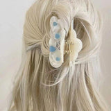 Rainbow Sun Raindrops Hair Clips for Women Harajuku Vintage Claw Clip