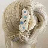 Rainbow Sun Raindrops Hair Clips for Women Harajuku Vintage Claw Clip