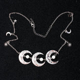 Vintage Moon Head Chain for Women - Gothic Headband