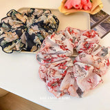 Oversized Circular Hair Ties French Headwear Hair Accessories