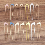 20 PCS Metal Hair Forks Hairpins Bridal DIY Jewelry Accessories