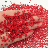 1000pcs Acrylic Flower Nail Decorations 3D Nail Art Parts Gems Mixed Size Charms