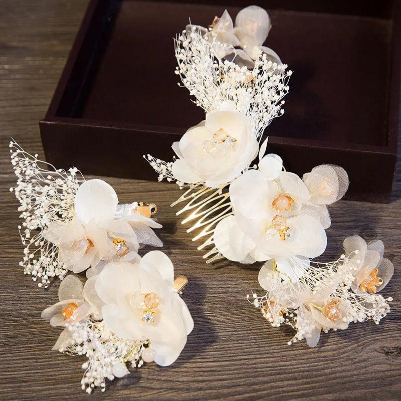 Bride Crystal Hair Comb Wedding Tiara Headpiece