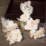 Bride Crystal Hair Comb Wedding Tiara Headpiece