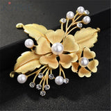 Big Metal Flowers Barrettes Wedding Hair Accessories