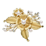 Big Metal Flowers Barrettes Wedding Hair Accessories
