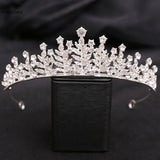 Sparkly Rhinestone Leaf Bride Wedding Hairbands