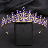 Sparkly Rhinestone Leaf Bride Wedding Hairbands