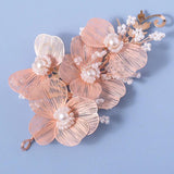 Pearls Flower Wedding Hair Accessories Headband for Women