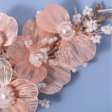 Pearls Flower Wedding Hair Accessories Headband for Women