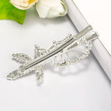 Flash Rhinestone Hairpins Star Fish Leaves Hair Clip Headwear Jewelry