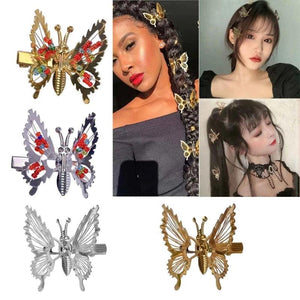 8Pcs Fluttering Hair Clip Barrettes Styling Jewelry