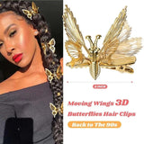 8Pcs Fluttering Hair Clip Barrettes Styling Jewelry