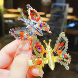 8Pcs Fluttering Hair Clip Barrettes Styling Jewelry