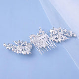 Wedding Hair Comb Rhinestone Pearl Bridal Hair Accessories
