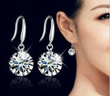 925 Silver Crystal Earrings - Twins Micro Set