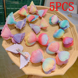 5PCS Unicorn Big Bow Hair Clip Girl Hair Jewelry Princess Top Clip