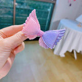 5PCS Unicorn Big Bow Hair Clip Girl Hair Jewelry Princess Top Clip