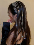 Vintage Tassel Multilayer Hair Clips For Women Korea Jewelry