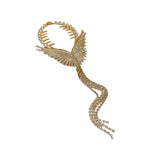 KAITIN Wings Hairpins with Tassel Rhinestones for Women