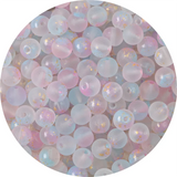 50pcs 8mm Double Jelly Round Acrylic Beads for Jewelry Making DIY