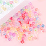 50pcs 8mm Double Jelly Round Acrylic Beads for Jewelry Making DIY