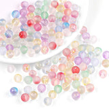 50pcs 8mm Double Jelly Round Acrylic Beads for Jewelry Making DIY