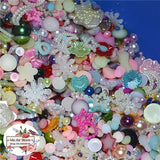 500pcs Mix Flower Pearl Beads Resin Flat Back Jewelry Crafts 3-20MM