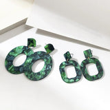 Exaggerated Hollow Out Moon Star Stud Earrings Set for Women