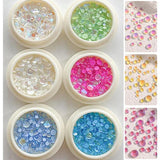 Aurora Crystal AB Nail Beads Strass Rhinestones 3D Manicure Decoration