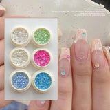 Aurora Crystal AB Nail Beads Strass Rhinestones 3D Manicure Decoration