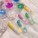 Aurora Crystal AB Nail Beads Strass Rhinestones 3D Manicure Decoration