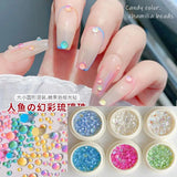 Aurora Crystal AB Nail Beads Strass Rhinestones 3D Manicure Decoration