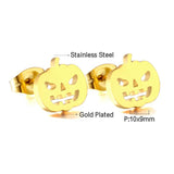 Halloween Earrings Set Ghost Pumpkin Bat Jewelry